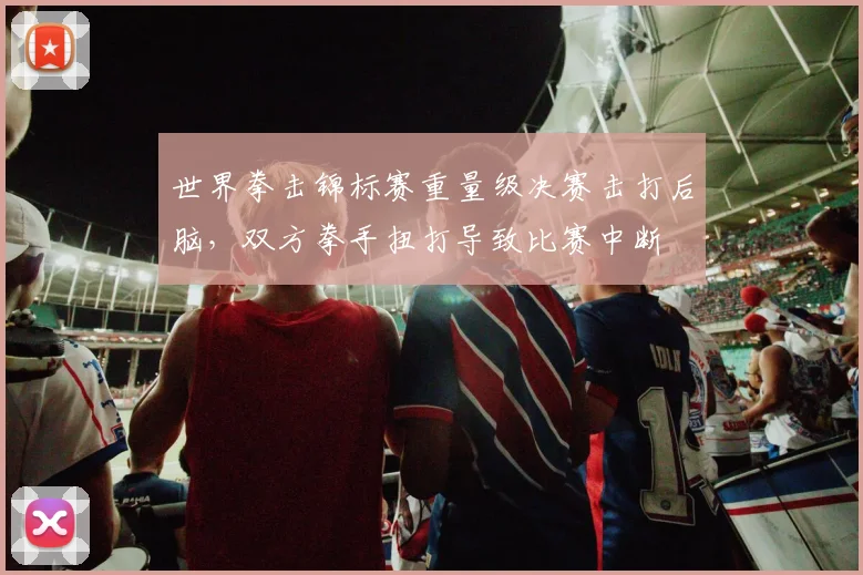 世界拳击锦标赛重量级决赛击打后脑，双方拳手扭打导致比赛中断